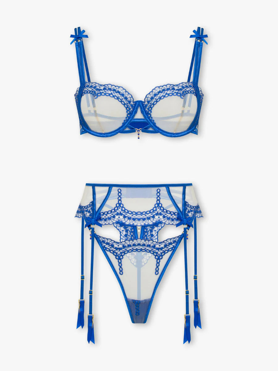 Azura - Transparan Jartiyer Takımı FUGU.TR