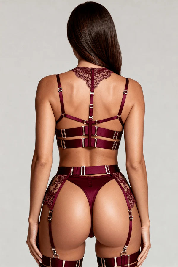 Valeria - Bordo Balenli Jartiyer Takımı FUGU