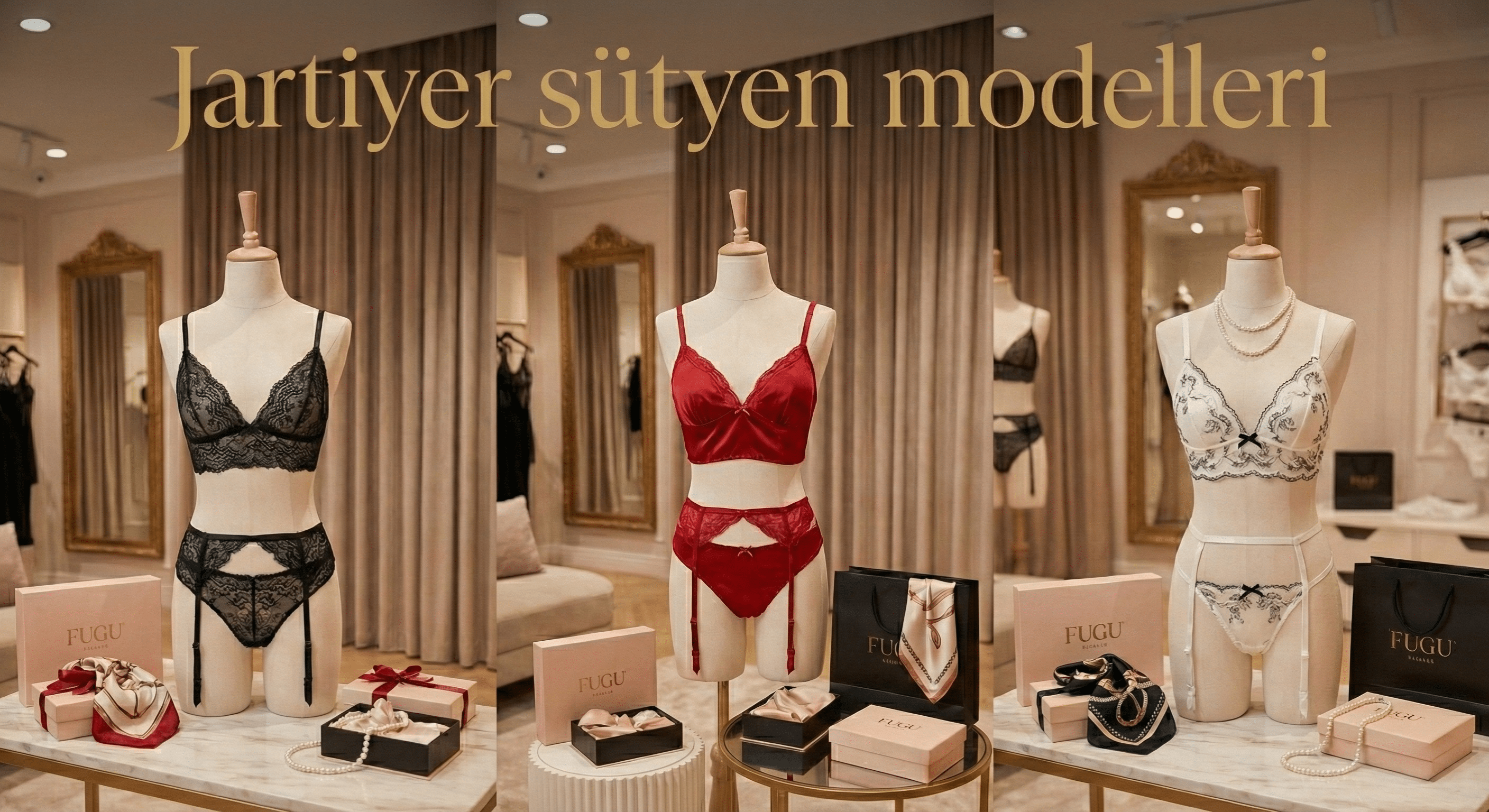 Jartiyer sütyen modelleri - FUGU.