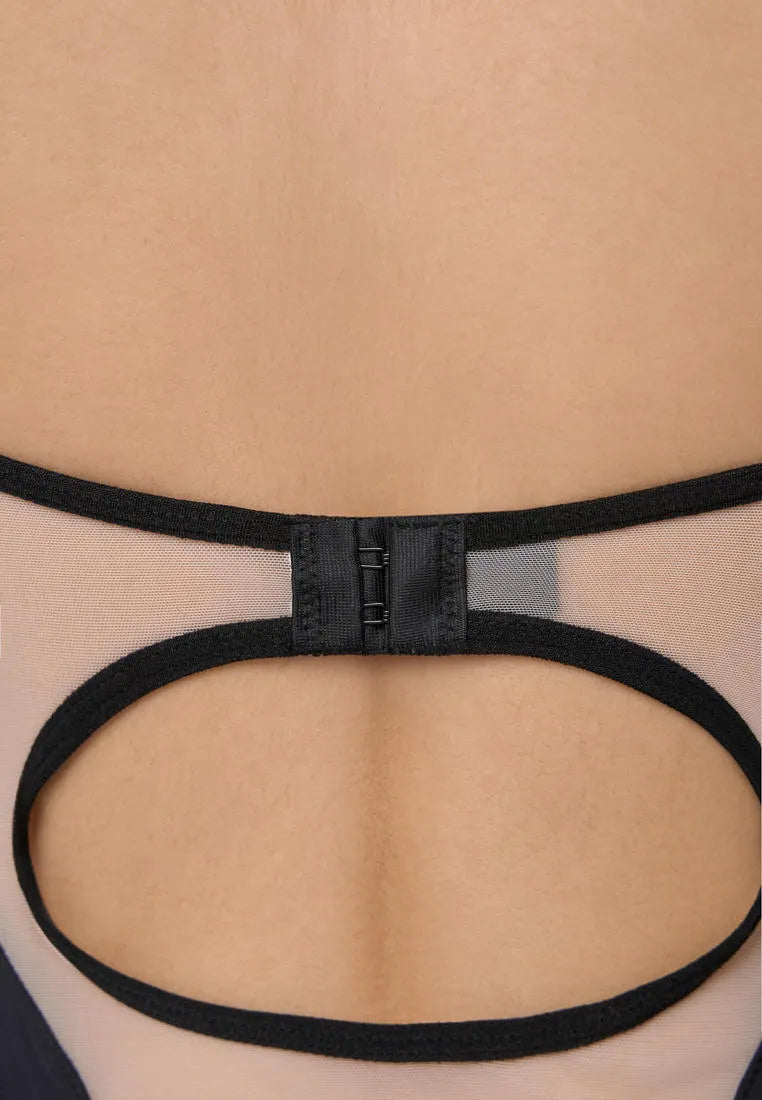 Flame - Siyah Bodysuit