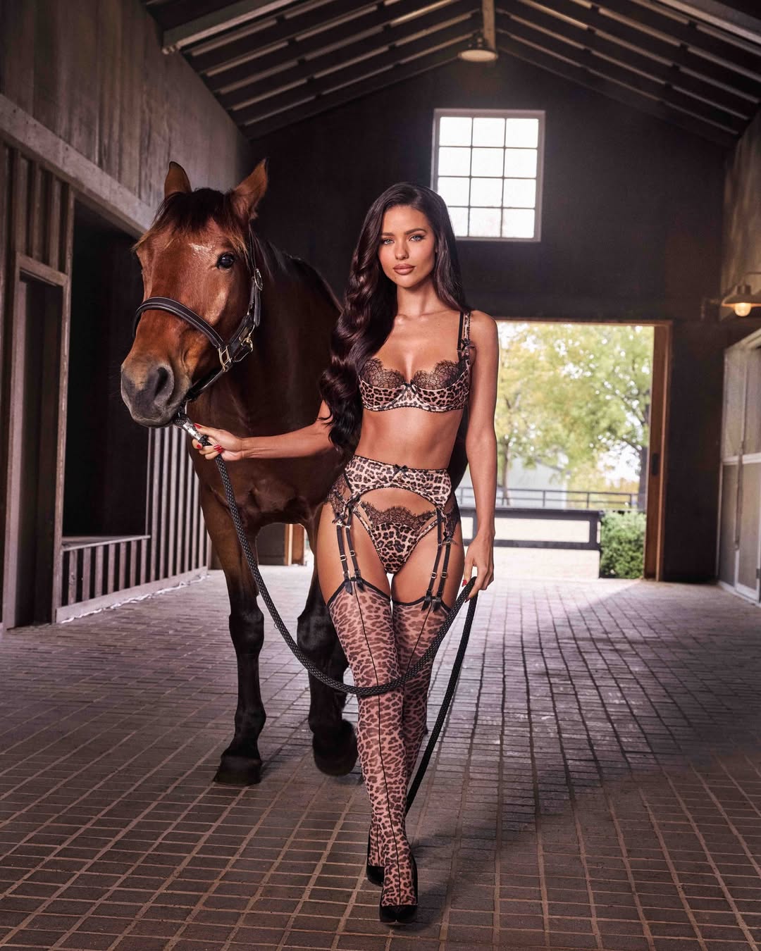 Addison - Kızıl Leoparlı Jartiyer Takımı